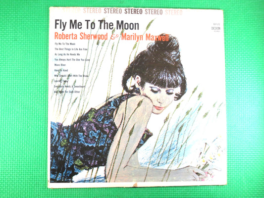 ROBERTA SHERWOOD, MARILYN Maxwell, Fly Me to the Moon, Marilyn Maxwell Lp, Roberta Sherwood Lp, Jazz Records, Vintage Records, 1964 Records