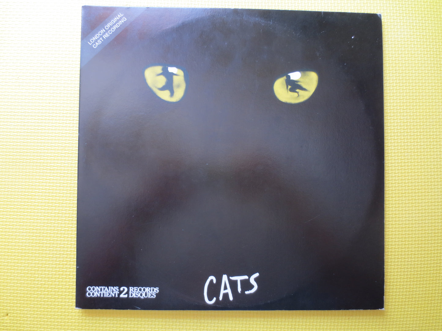 CATS, The MUSICAL, CATS Soundtrack, Andrew Lloyd Webber, Double Records, Cats Music Record, Theater Music Lp, 1981 Records