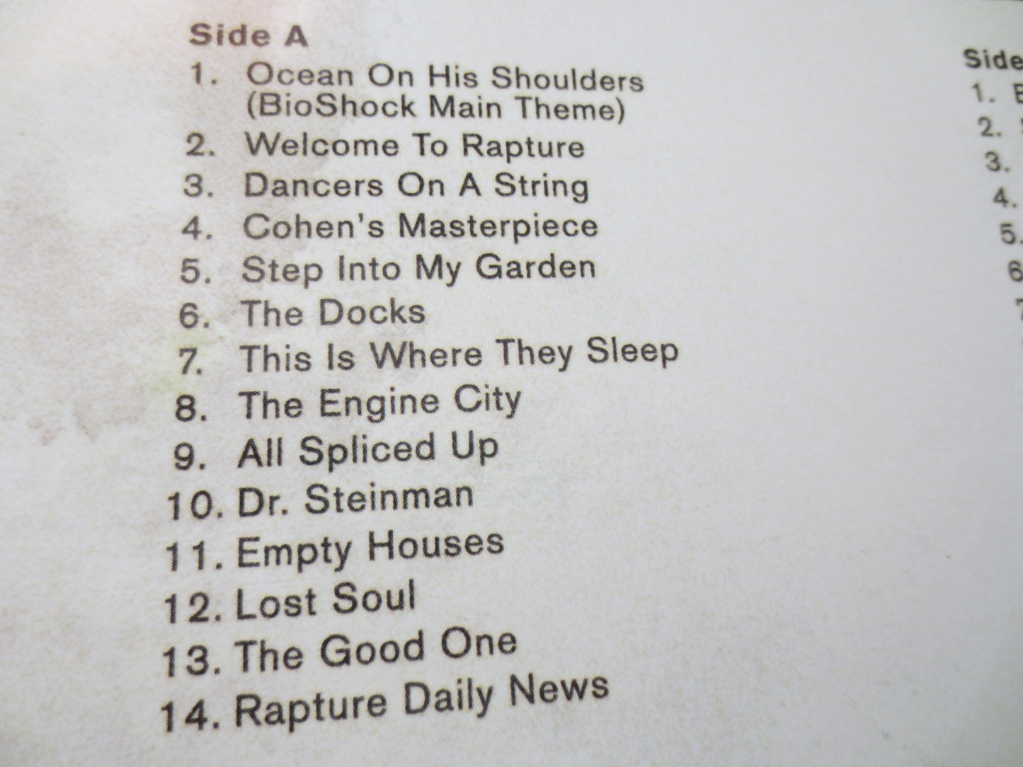 BIOSHOCK SCORE, I Am Rapture Rapture Is Me (Official BIOSHOCK Score) Record, I Am Rapture Album, I Am Rapture Record, Soundtrack Record, Lps