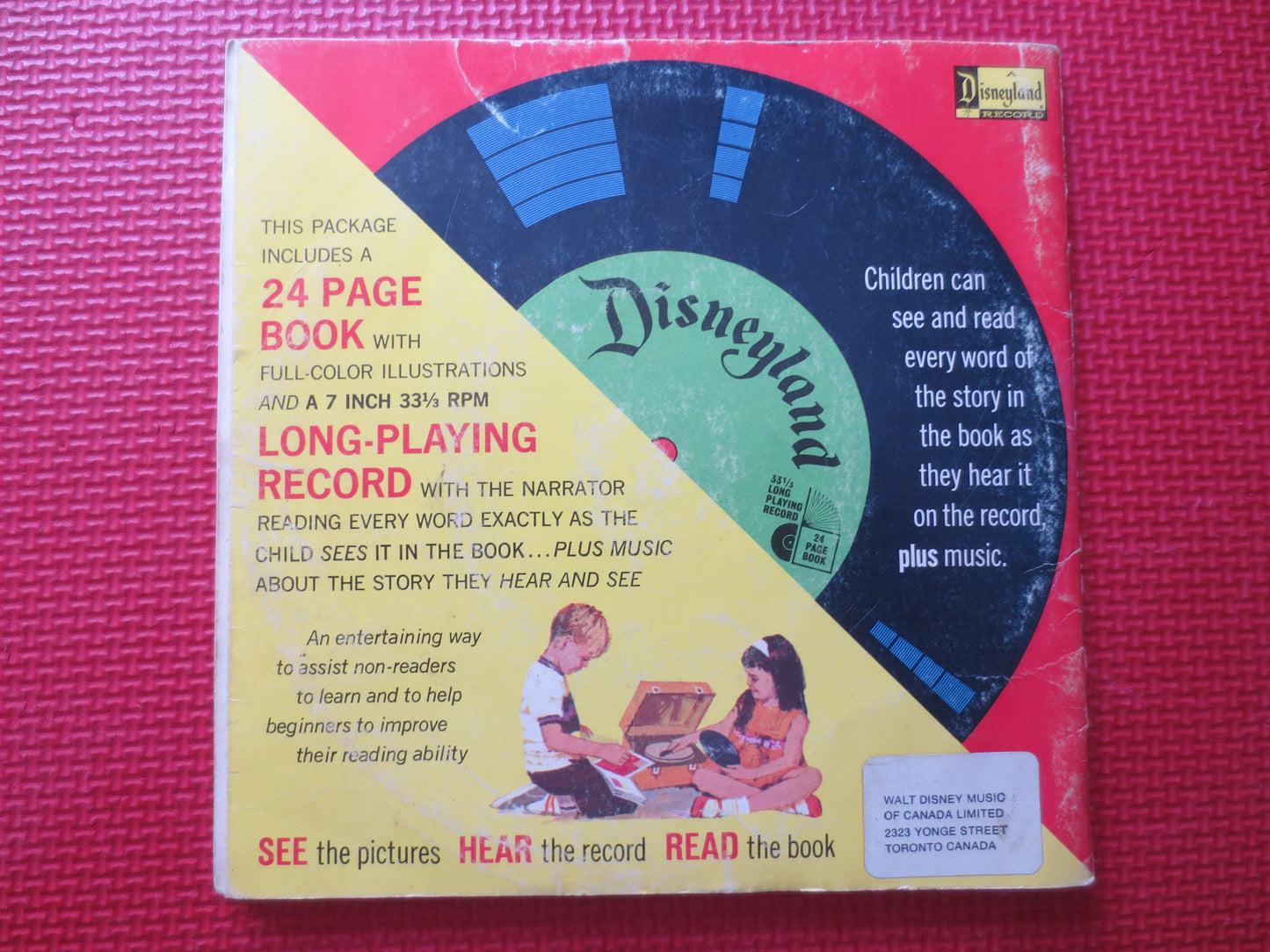 DISNEY Albums, Story of DUMBO, DISNEYLAND Records, Disney Records, Childrens Record, Disney Lp, Kids Albums, 1977 Record