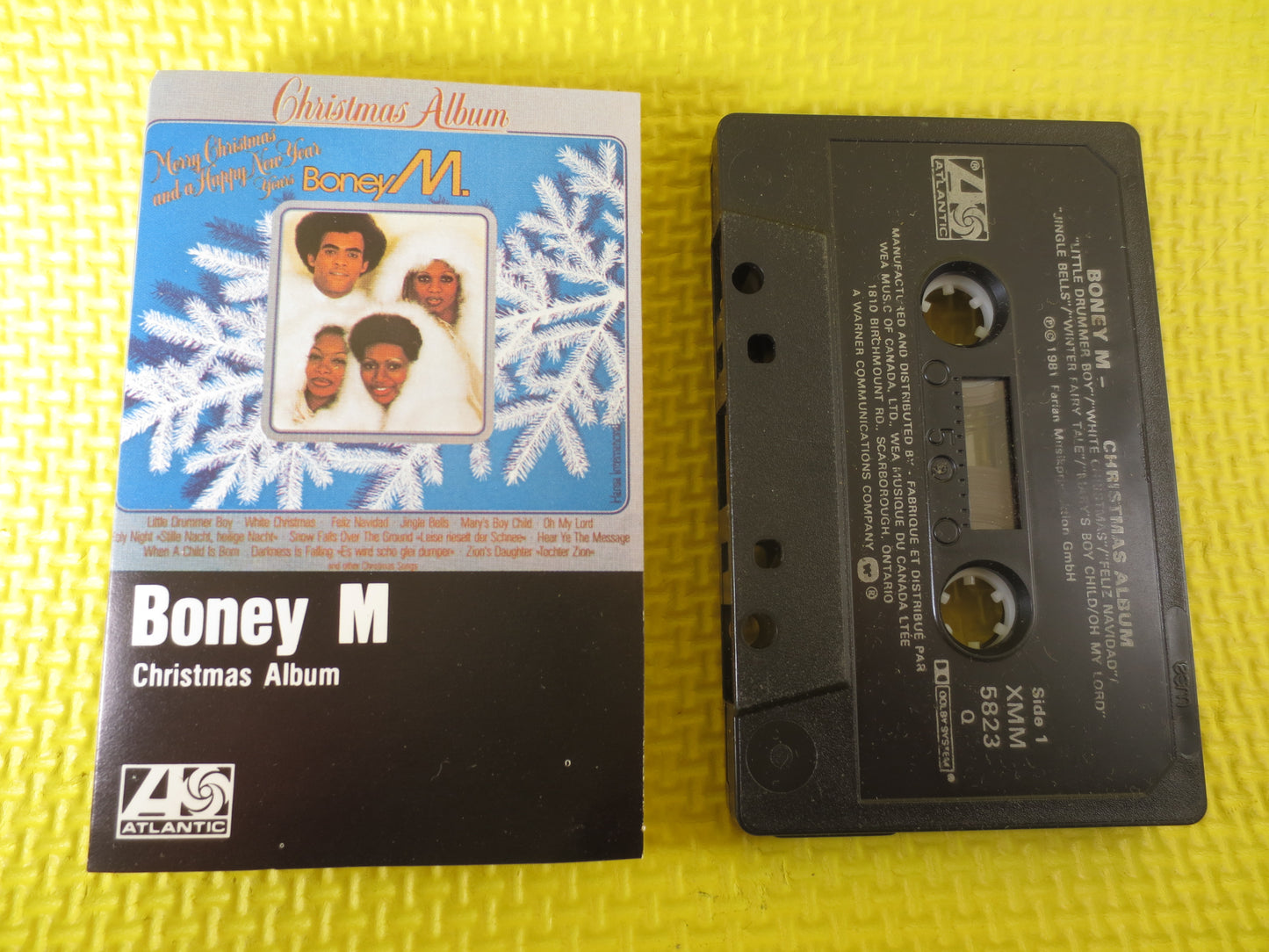 BONEY M, CHRISTMAS Album, Boney M Tape, Boney M Cassette, Boney M Christmas, Tape Cassette, Boney M Songs, 1981 Cassette