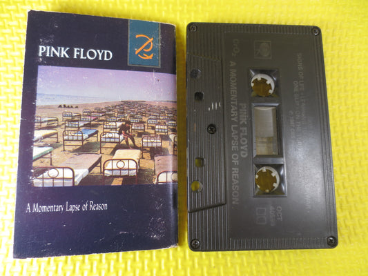 PINK FLOYD, MOMEMTARY Lapse of Reason, Pink Floyd Tape, Pink Floyd Cassette, Tape Cassette, Pink Floyd Album, 1987 Cassette