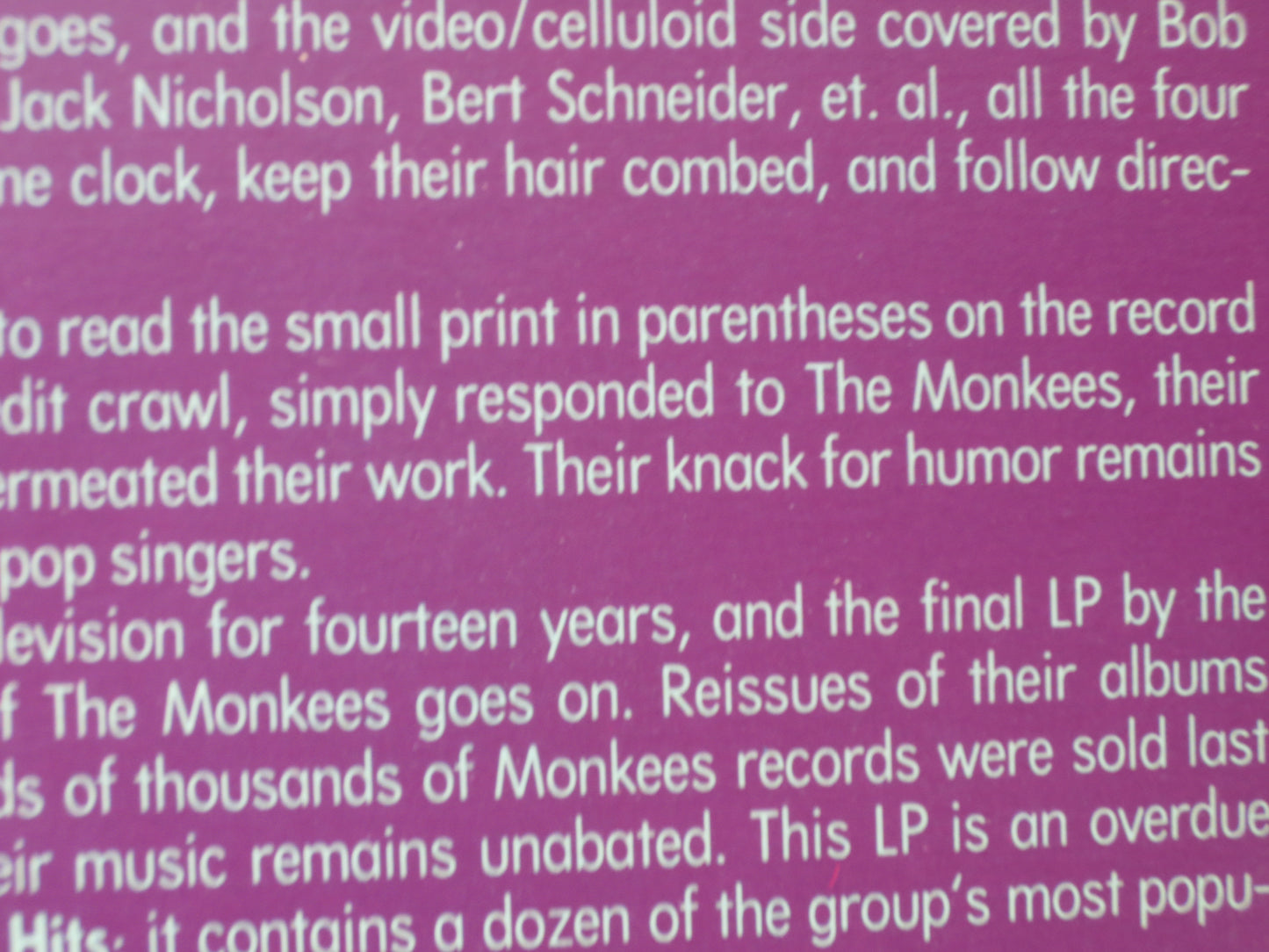 The MONKEES, More GREATEST Hits, The Monkees Record, The Monkees Album, The Monkees Lp, The Monkees Songs, Lp, 1982 Records