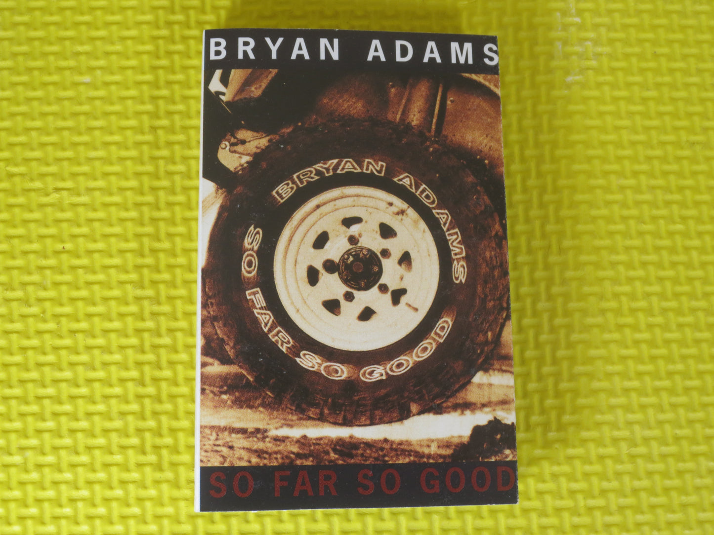 BRYAN ADAMS Tape, So Far So GOOD, Bryan Adams Album, Bryan Adams Music, Bryan Adams, Tape Cassette, Cassette, 1993 Cassette