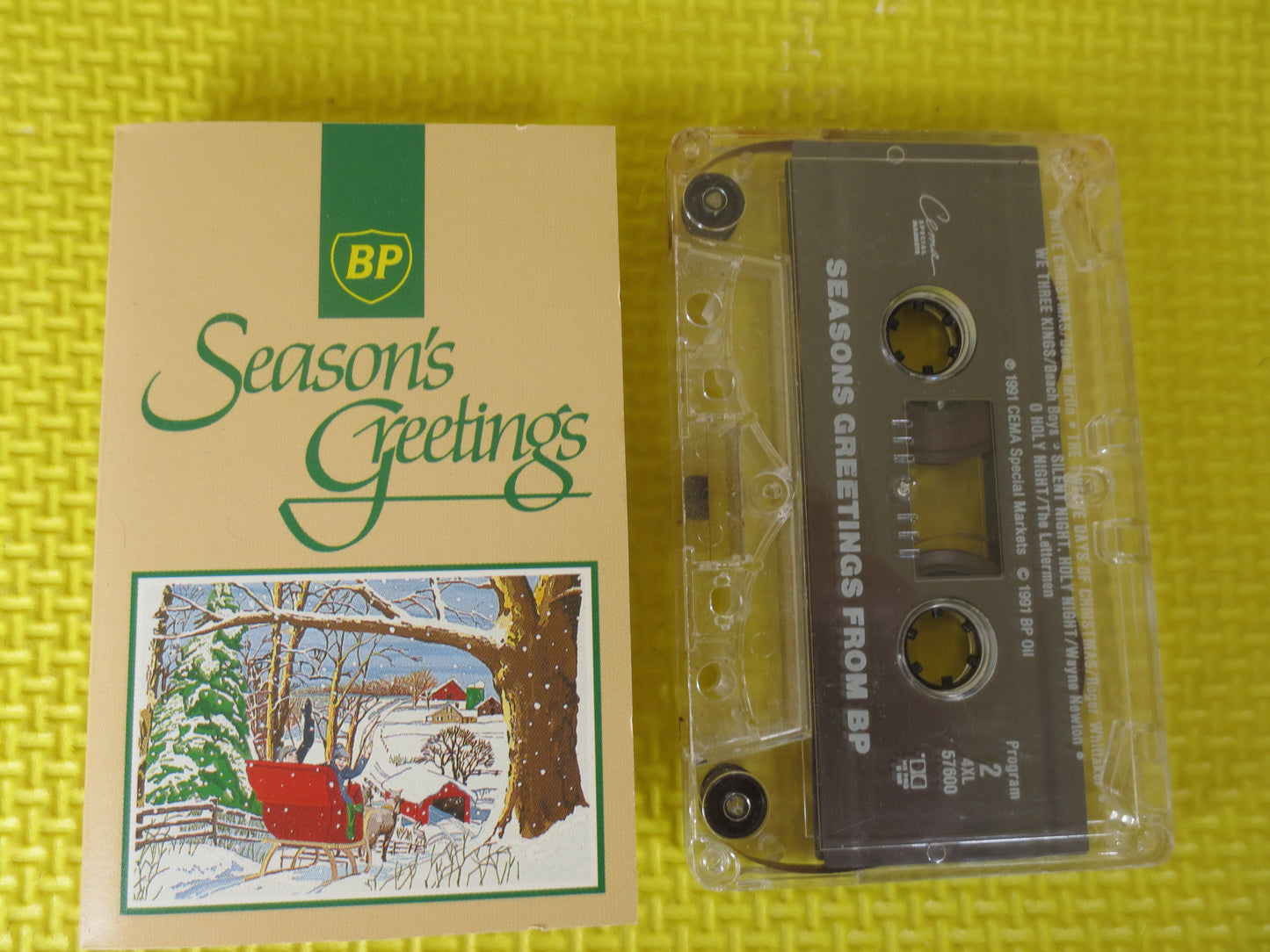 CHRISTMAS Cassette, CHRISTMAS Tape, CHRISTMAS Lp, Tape Cassette, Music Cassette, Christmas Album, Cassettes, 1991 Cassette