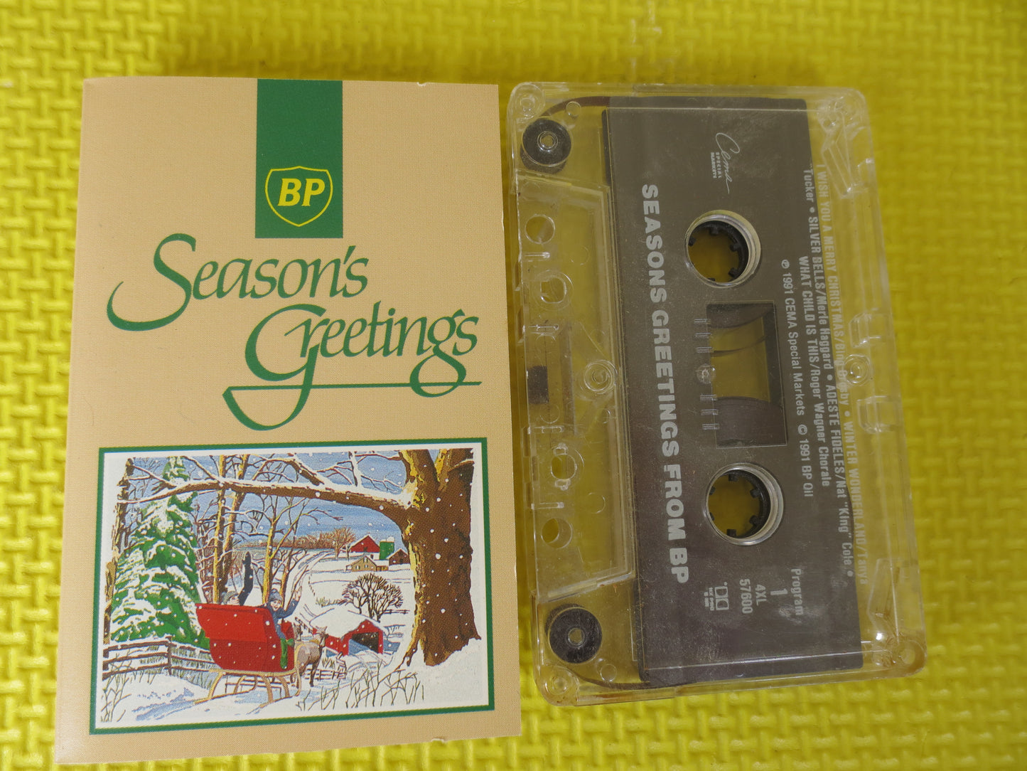 CHRISTMAS Cassette, CHRISTMAS Tape, CHRISTMAS Lp, Tape Cassette, Music Cassette, Christmas Album, Cassettes, 1991 Cassette