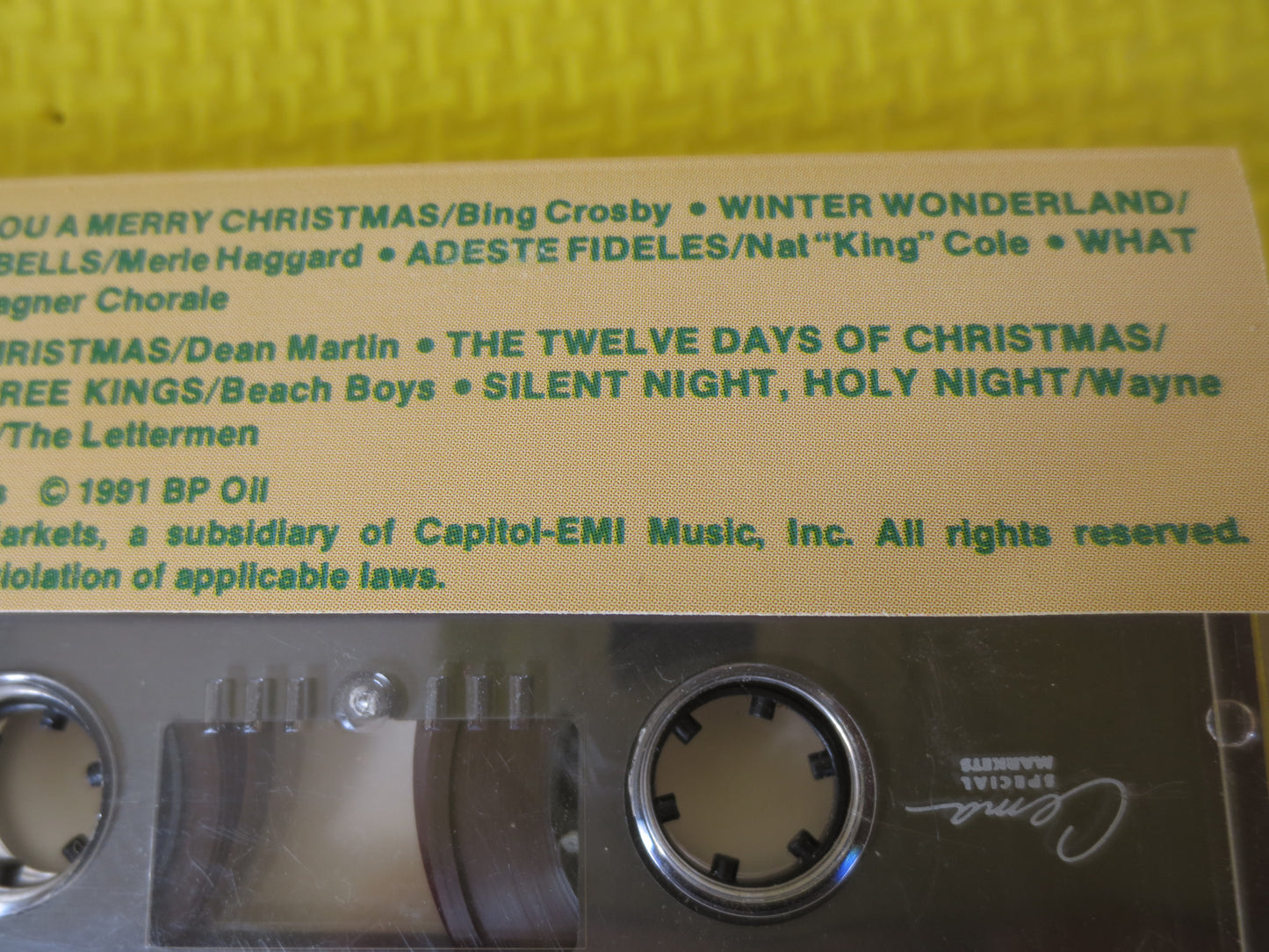 CHRISTMAS Cassette, CHRISTMAS Tape, CHRISTMAS Lp, Tape Cassette, Music Cassette, Christmas Album, Cassettes, 1991 Cassette