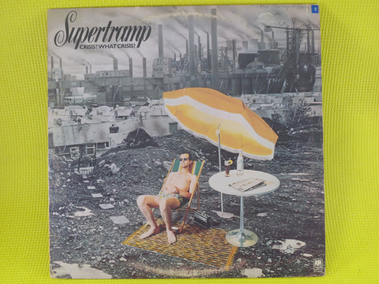 SUPERTRAMP, CRISIS What CRISIS, Supertramp Record, Lp, Supertramp Album, Supertramp Lp, Rock Record, Rock Vinyl, 1975 Album