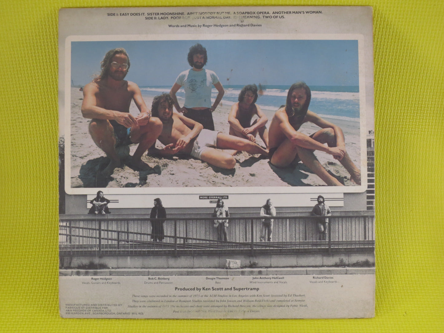 SUPERTRAMP, CRISIS What CRISIS, Supertramp Record, Lp, Supertramp Album, Supertramp Lp, Rock Record, Rock Vinyl, 1975 Album