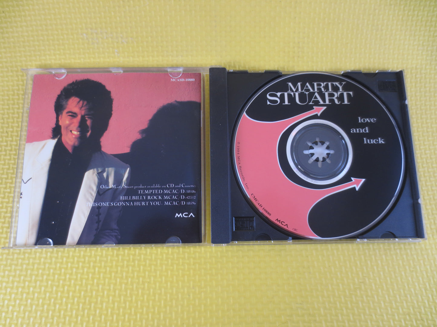 MARTY STUART, LOVE and Luck, Marty Stuart Cd, Marty Stuart Album, Marty Stuart Songs, Country Music Cd, Cd's, 1994 Compact Disc