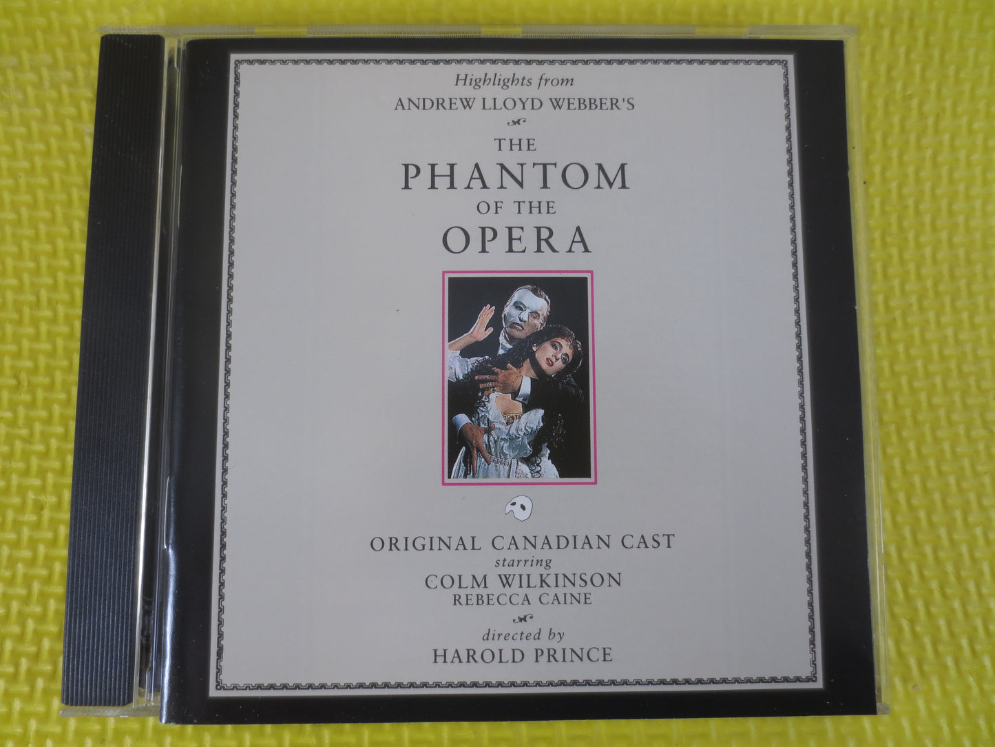 ANDREW Lloyd WEBBER, ORIGINAL Cast, Classical Cd,  Phantom of the Opera, Music Cd,  Classical Albums, Cds, 1990 Compact Discs