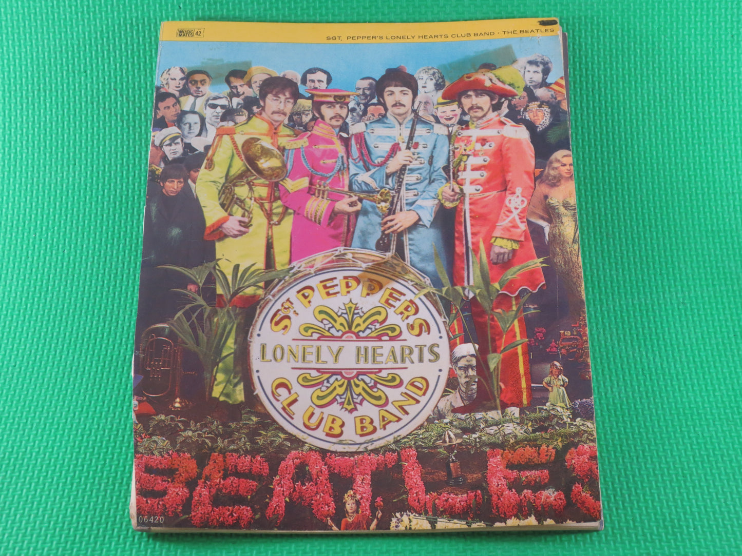 Vintage 1967 Song Book - The BEATLES - Sgt. PEPPERS Lonely Hearts Club Band, BEATLES Sheet Music, Beatles Music Book, Beatles Songbook