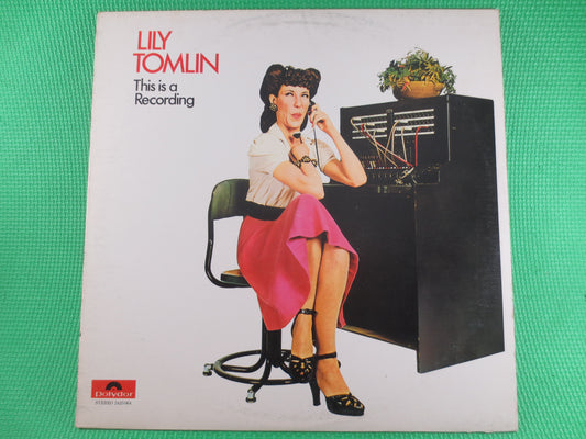 LILY TOMLIN, This is a Recording, COMEDY Records, Lily Tomlin Record, Lily Tomlin Album, Vintage Vinyl, Comedy, 1971 Record