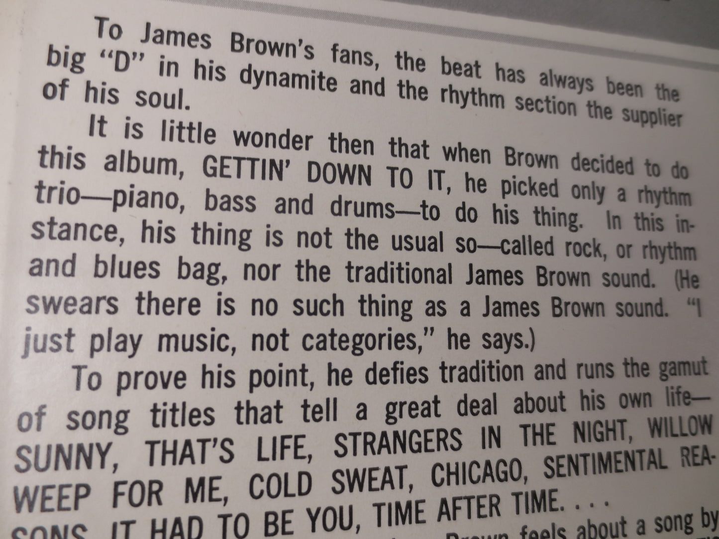 JAMES BROWN, gettin' down to it, JAMES Brown Albums, James Brown Record, James Brown Lp, James Brown Songs, 1969 Records