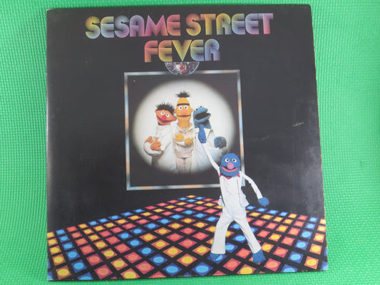 SESAME STREET, Childrens Record, Sesame Street FEVER, Kids Record, Childrens Album, Kids Album, Vintage Vinyl, 1978 Records