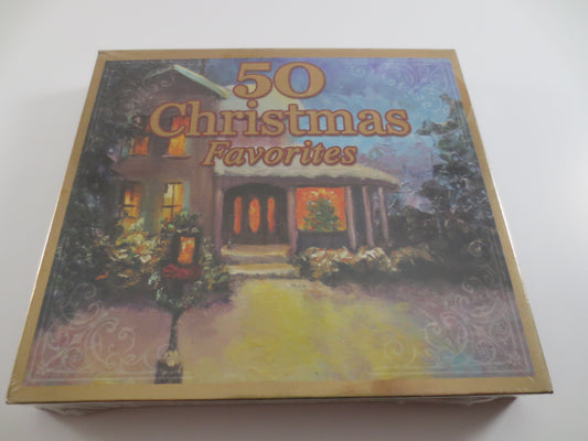 50 CHRISTMAS FAVORITES, Factory SEALED, 2 Cd's, Christmas Cd, Christmas Music Cd, Christmas Music Lp, Christmas Songs Cd, Christmas Hymns Cd