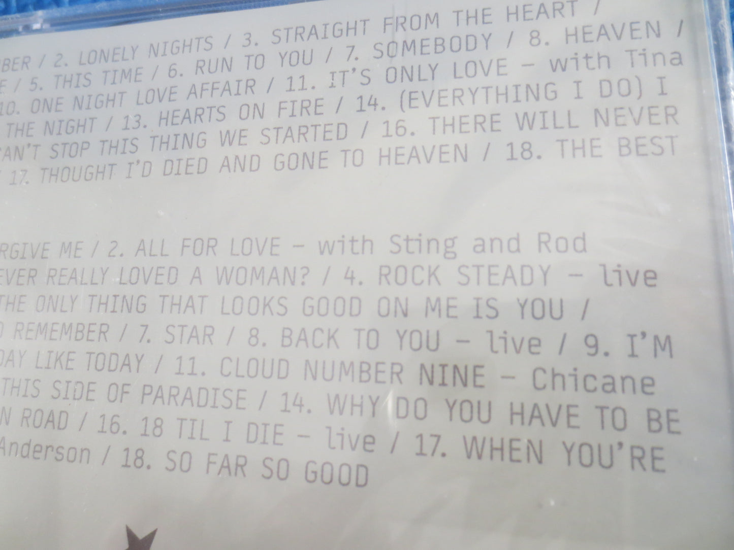 BRYAN ADAMS, Factory SEALED, 2 Cd's, Anthology, Bryan Adams Cd, Rock Cd, Cd Rock, Bryan Adams Lp, Classic Rock Cd, Vintage Cd's, Rock Cd