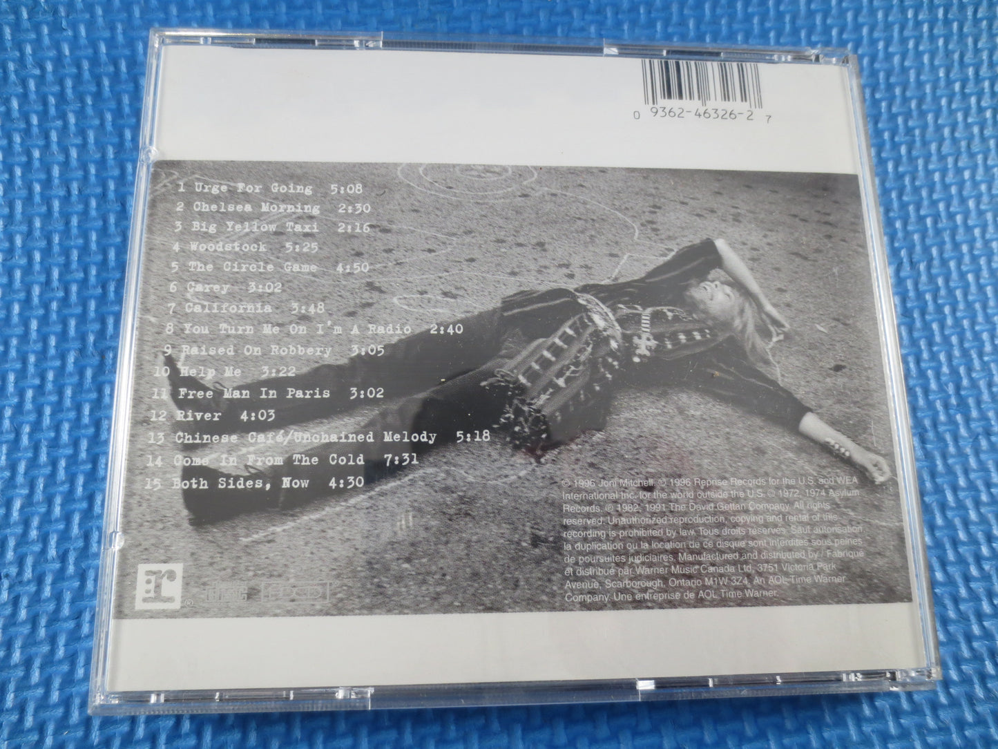 JONI MITCHELL, GREATEST Hits, Joni Mitchell Cd, Joni Mitchell Hits, Folk Music Cd, Cd, Joni Mitchell Album, Vintage Cd, 1996 Compact Disc