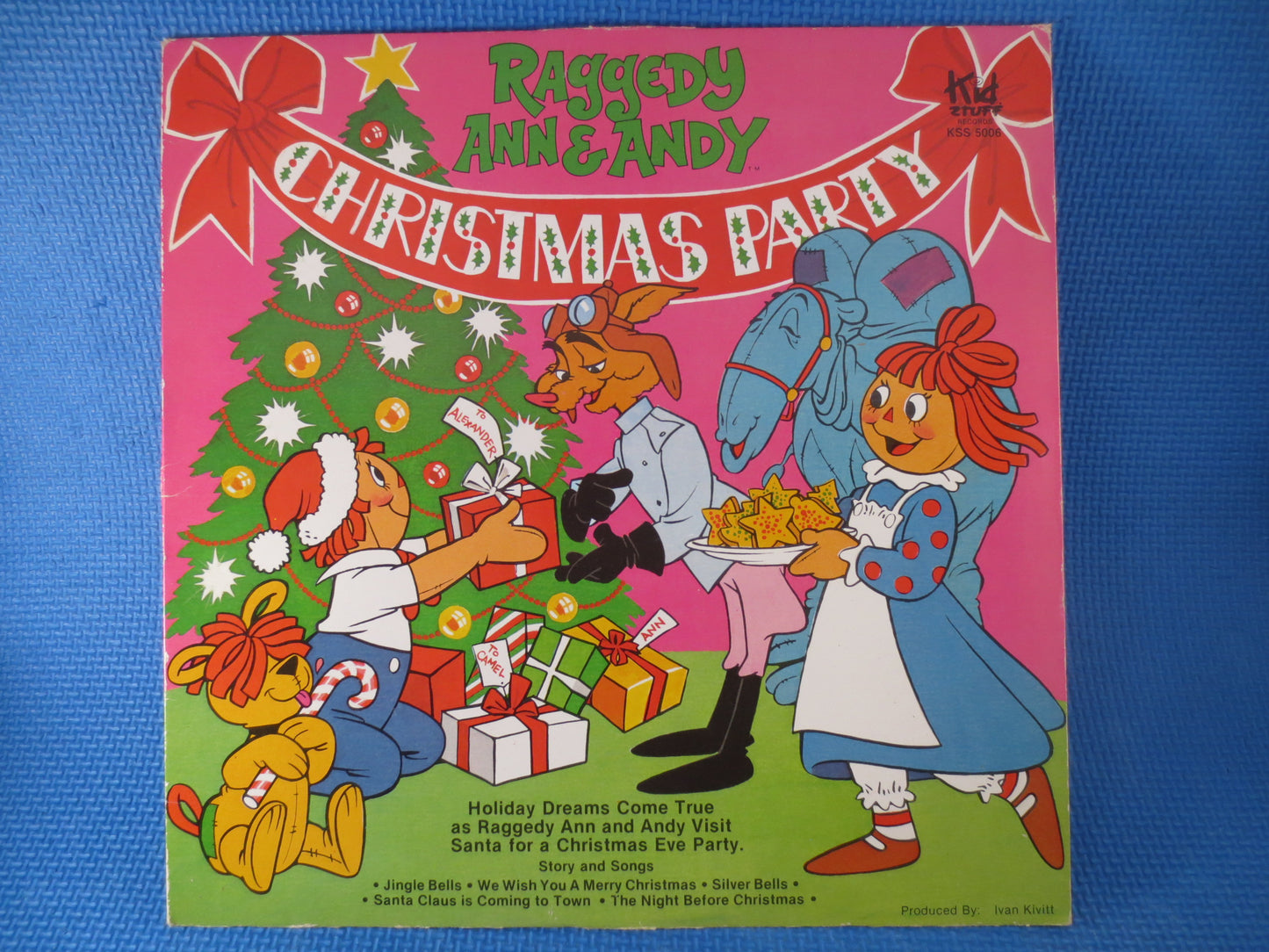 RAGGEDY ANN and ANDY, Christmas Album, Childrens Records, Kids Album, Child Record, Christmas Record, Kids Records, Kids Lp, 1980 Records