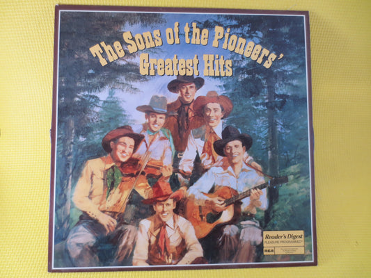 The SONS of the PIONEERS, GREATEST Hits, Cowboy Vinyl, Cowboy Albums, Country Vinyl, Country Album, Cowboy Lp, Vintage Records, 1988 Records