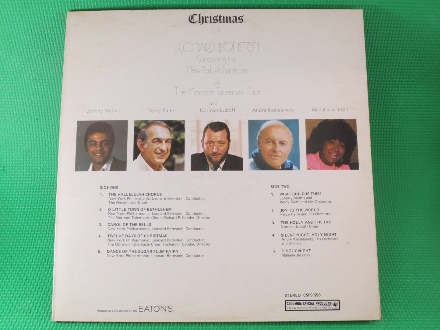 LEONARD BERNSTEIN, White CHRISTMAS, Christmas Records, Christmas Album, Christmas Lp, Christmas Vinyl, Christmas Songs, Lps, 1972 Records