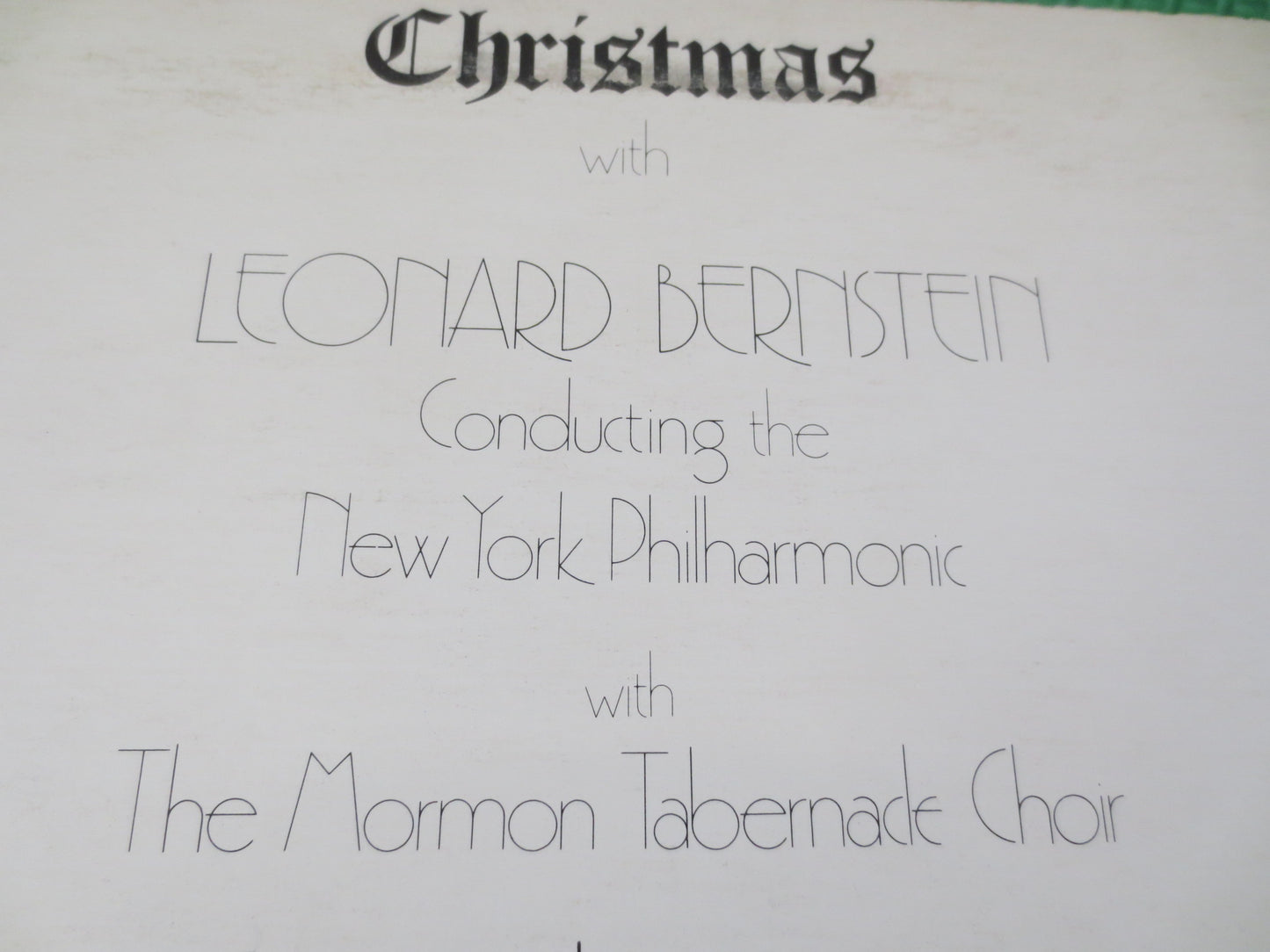 LEONARD BERNSTEIN, White CHRISTMAS, Christmas Records, Christmas Album, Christmas Lp, Christmas Vinyl, Christmas Songs, Lps, 1972 Records