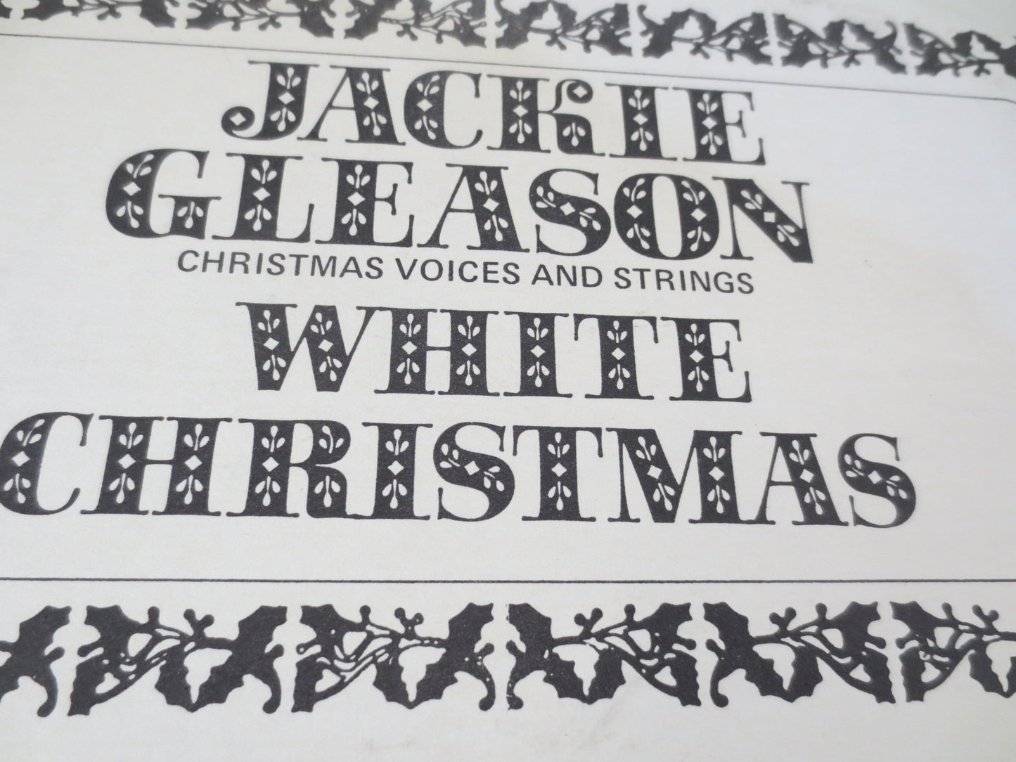 JACKIE GLEASON, White CHRISTMAS, Christmas Records, Christmas Album, Christmas Lp, Christmas Vinyl, Christmas Songs, Christmas, 1963 Records