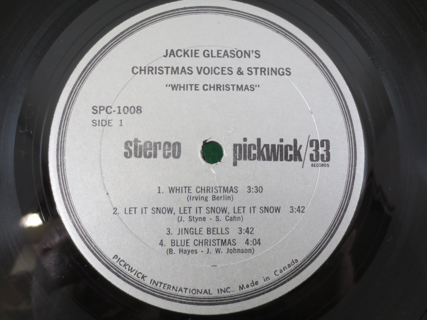 JACKIE GLEASON, White CHRISTMAS, Christmas Records, Christmas Album, Christmas Lp, Christmas Vinyl, Christmas Songs, Christmas, 1963 Records