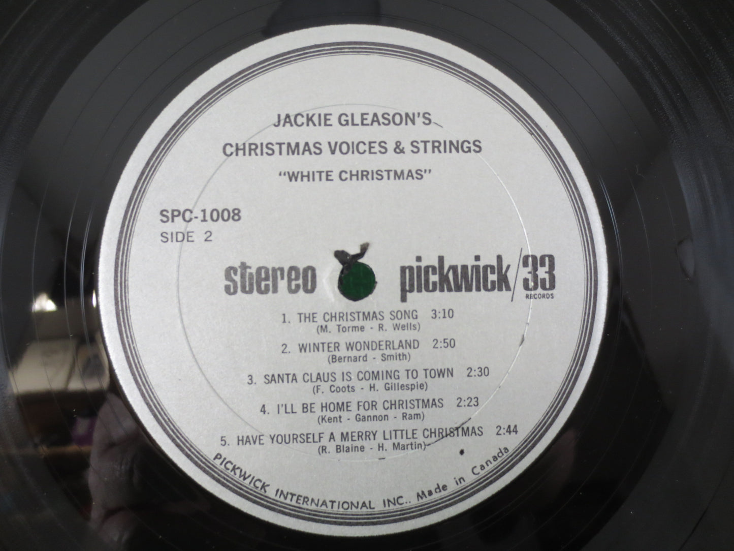 JACKIE GLEASON, White CHRISTMAS, Christmas Records, Christmas Album, Christmas Lp, Christmas Vinyl, Christmas Songs, Christmas, 1963 Records