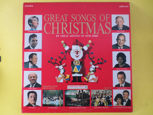 GREAT SONGS of CHRISTMAS, Album 6, Christmas Songs, Christmas Record, Christmas Vinyl, Christmas Lp, Vinyl Lp, Vintage Records, 1966 Records