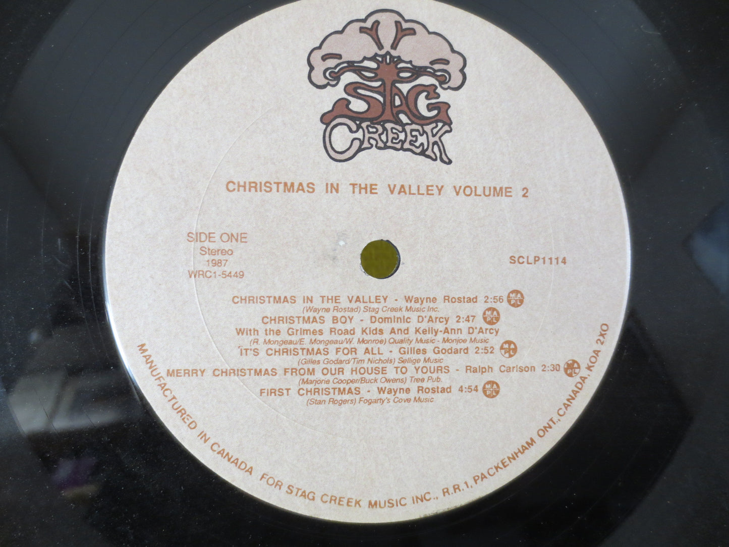 CHRISTMAS ALBUM, CHRISTMAS Songs, Christmas Record, Christmas Vinyl, Christmas Lp, Wayne Rostad Album, Country Christmas, Lps, 1988 Records