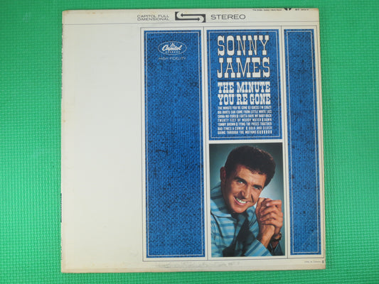 SONNY JAMES, The Minute You're Gone, Sonny James Records, Sonny James Albums, Sonny James lps, Vinyl Albums, Vintage Records, 1963 Record