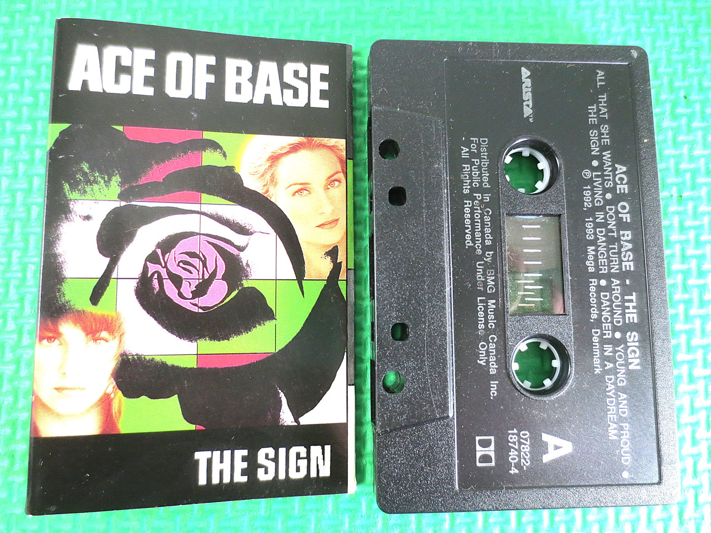 ACE of BASE, The SIGN, Ace of Base Tape, Ace of Base Cassette, Reggae Cassette, Reggae Tape, Tape Cassette, Cassette Tapes, 1993 Cassette