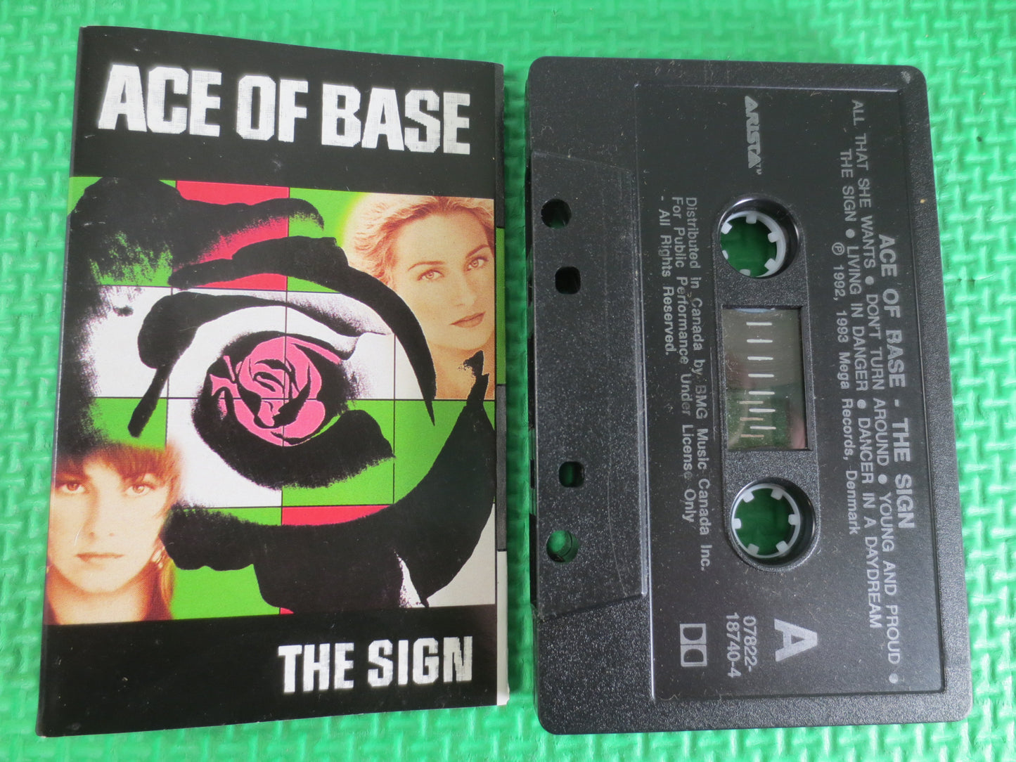 ACE of BASE, The SIGN, Ace of Base Tape, Ace of Base Cassette, Reggae Cassette, Reggae Tape, Tape Cassette, Cassette Tapes, 1993 Cassette