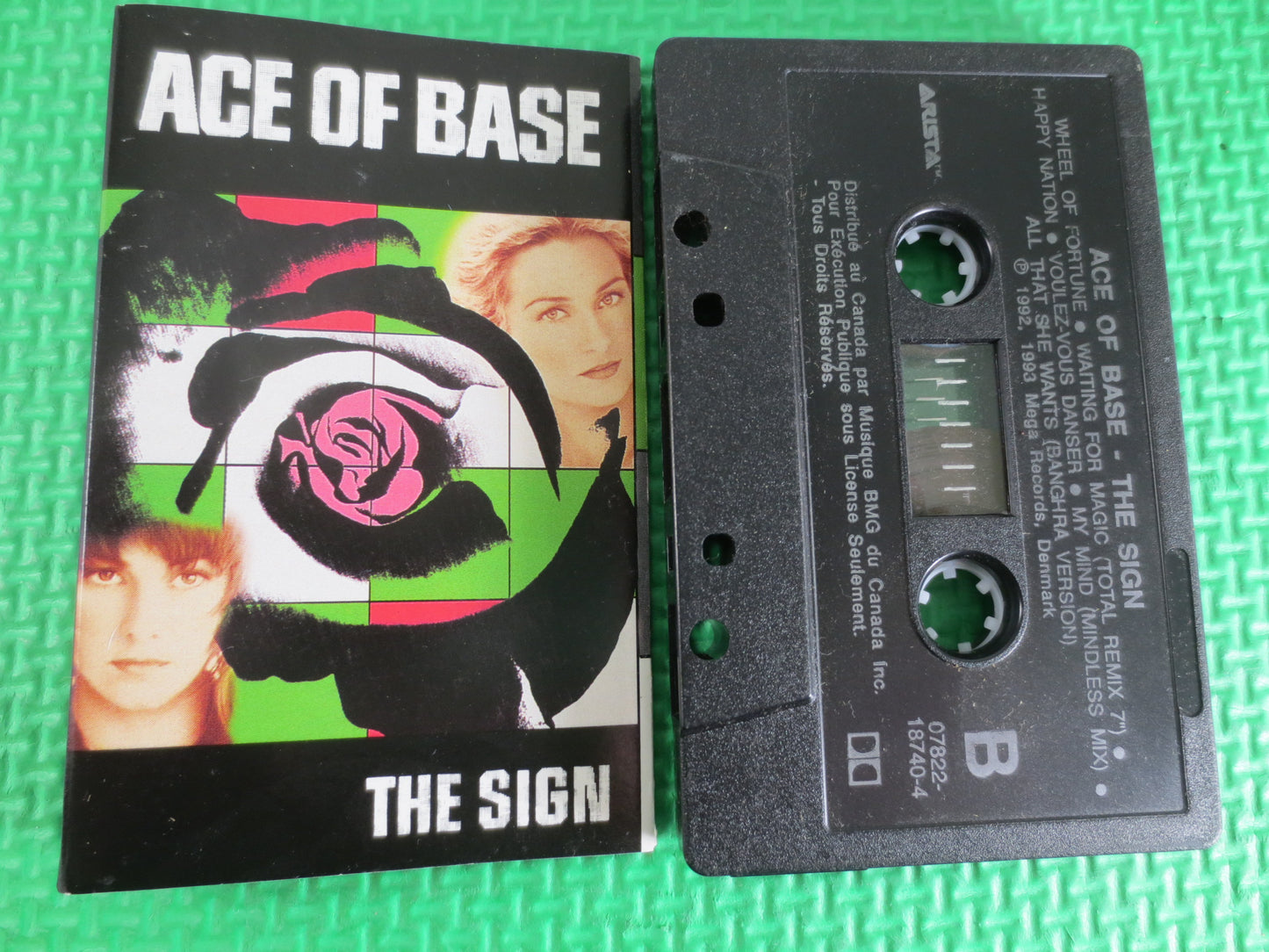 ACE of BASE, The SIGN, Ace of Base Tape, Ace of Base Cassette, Reggae Cassette, Reggae Tape, Tape Cassette, Cassette Tapes, 1993 Cassette