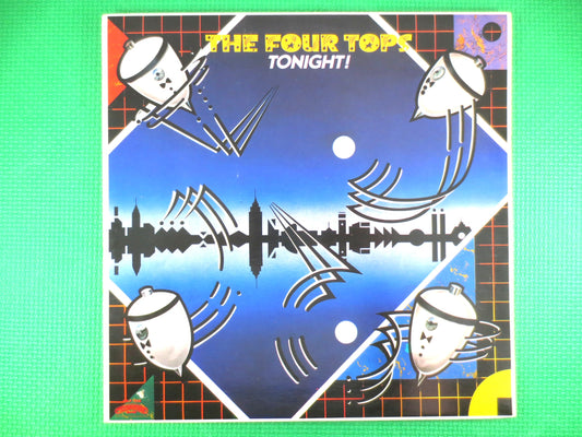 The FOUR TOPS, TONIGHT, Four Tops Record, Four Tops Album, Four Tops Lp, Four Tops Songs, Four Tops Hits, Vintage Records, Lps, 1981 Records