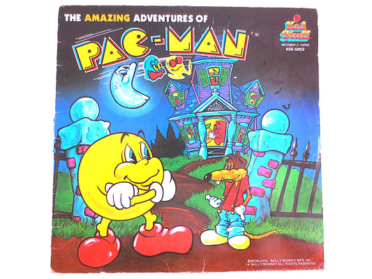 PAC-MAN, AMAZING Adventures, Pac-Man Record, Novelty Record, Pac-Man Album, Novelty Album, Novelty Lp, Pac-Man Lp, Kids Record, 1982 Records