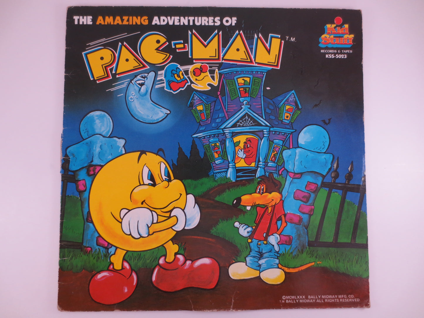 PAC-MAN, AMAZING Adventures, Pac-Man Record, Novelty Record, Pac-Man Album, Novelty Album, Novelty Lp, Pac-Man Lp, Kids Record, 1982 Records