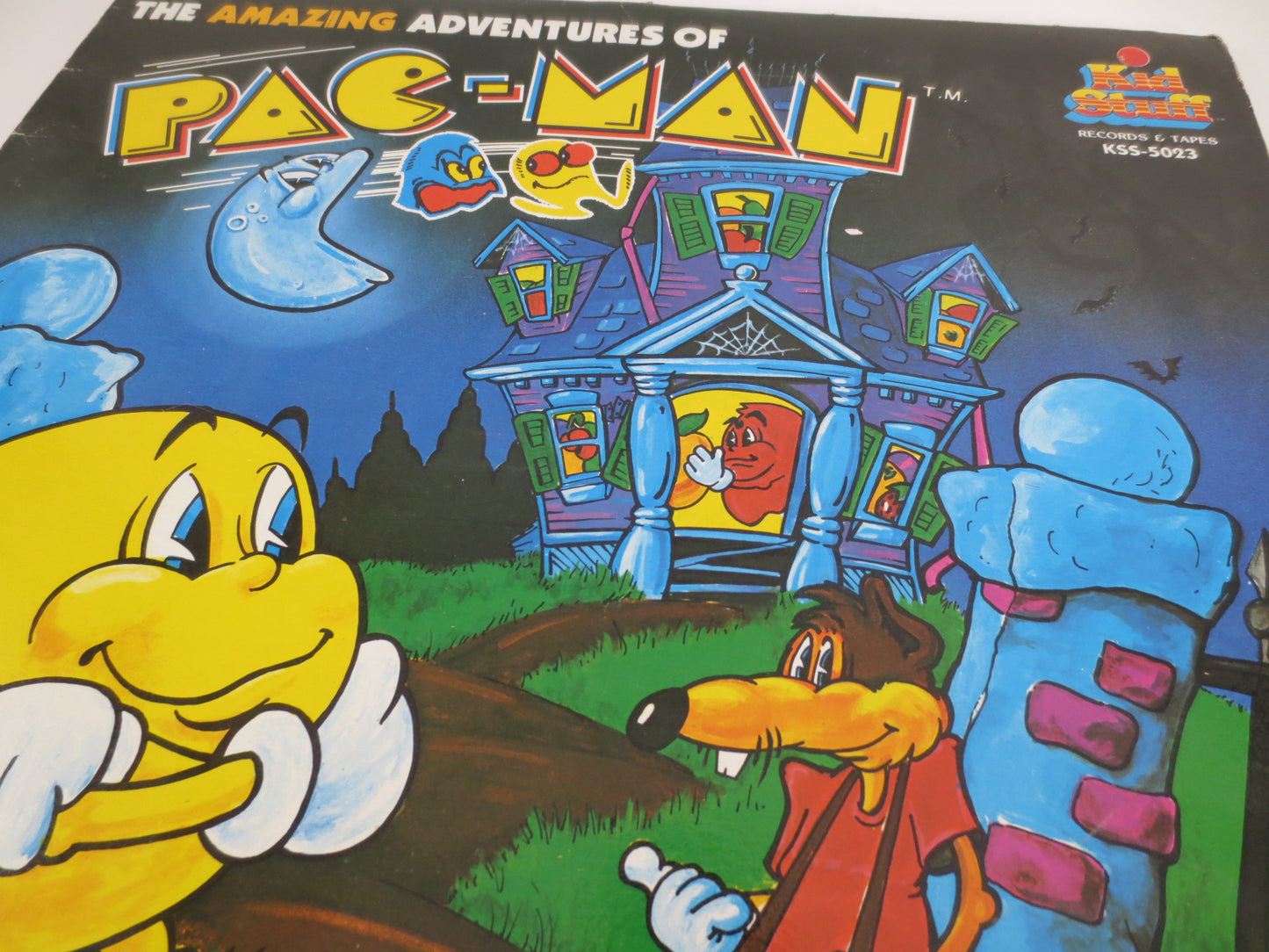 PAC-MAN, AMAZING Adventures, Pac-Man Record, Novelty Record, Pac-Man Album, Novelty Album, Novelty Lp, Pac-Man Lp, Kids Record, 1982 Records