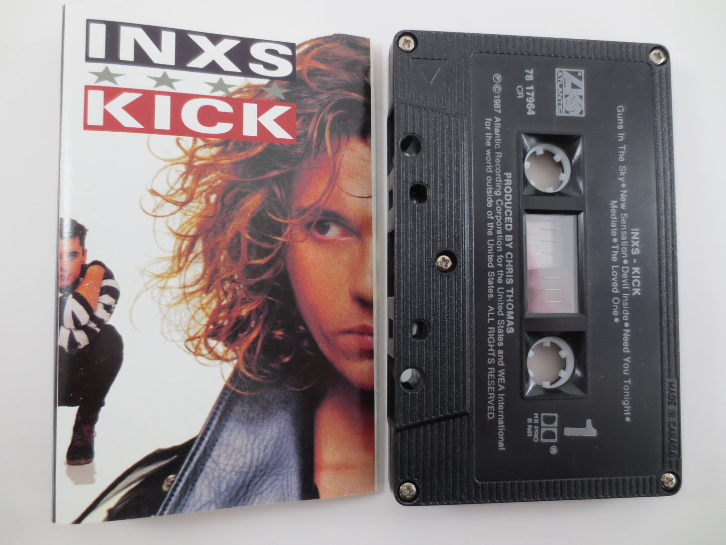 INXS Tape, KICK Tape, INXS Album, Inxs Music, Inxs Song, Inxs Cassette, Rock Lp, Tape Cassette, Cassette, Cassette Tapes, 1987 Cassette