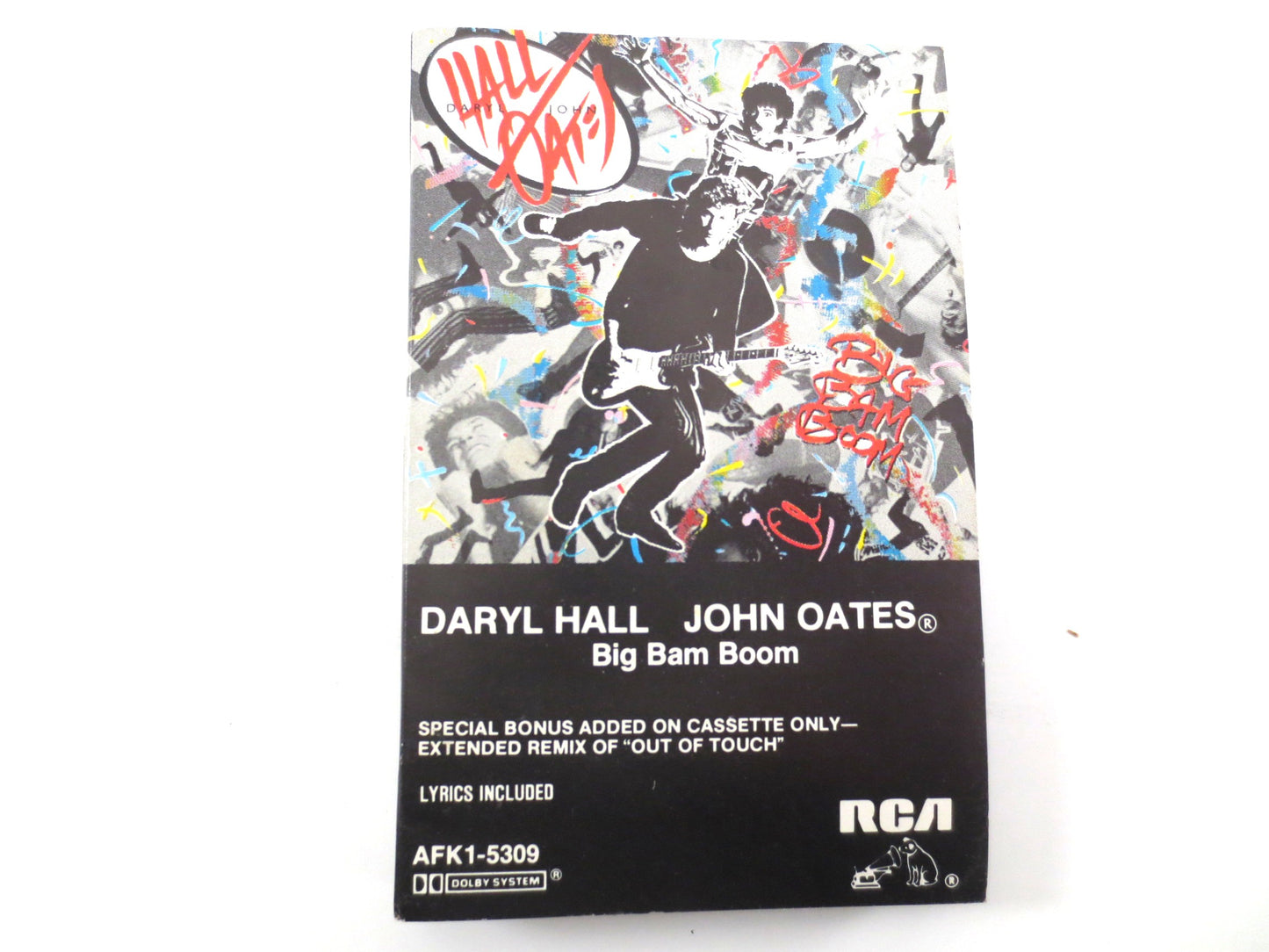 HALL and OATES Tape, Big BAM Boom, Hall and Oates Album, Hall and Oates Music, Rock Lp, Tape Cassette, Tapes, Cassette Tapes, 1984 Cassette