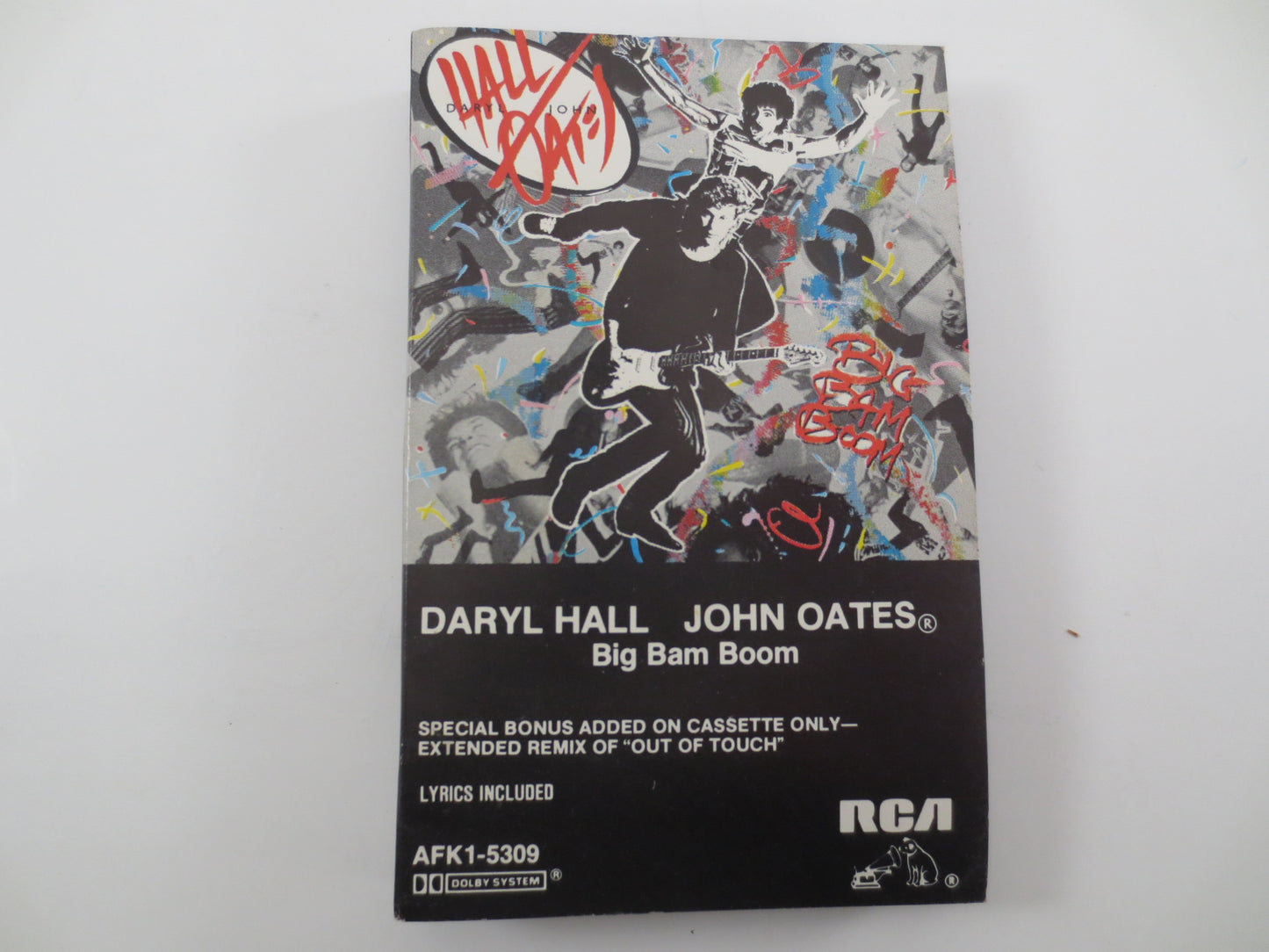 HALL and OATES Tape, Big BAM Boom, Hall and Oates Album, Hall and Oates Music, Rock Lp, Tape Cassette, Tapes, Cassette Tapes, 1984 Cassette