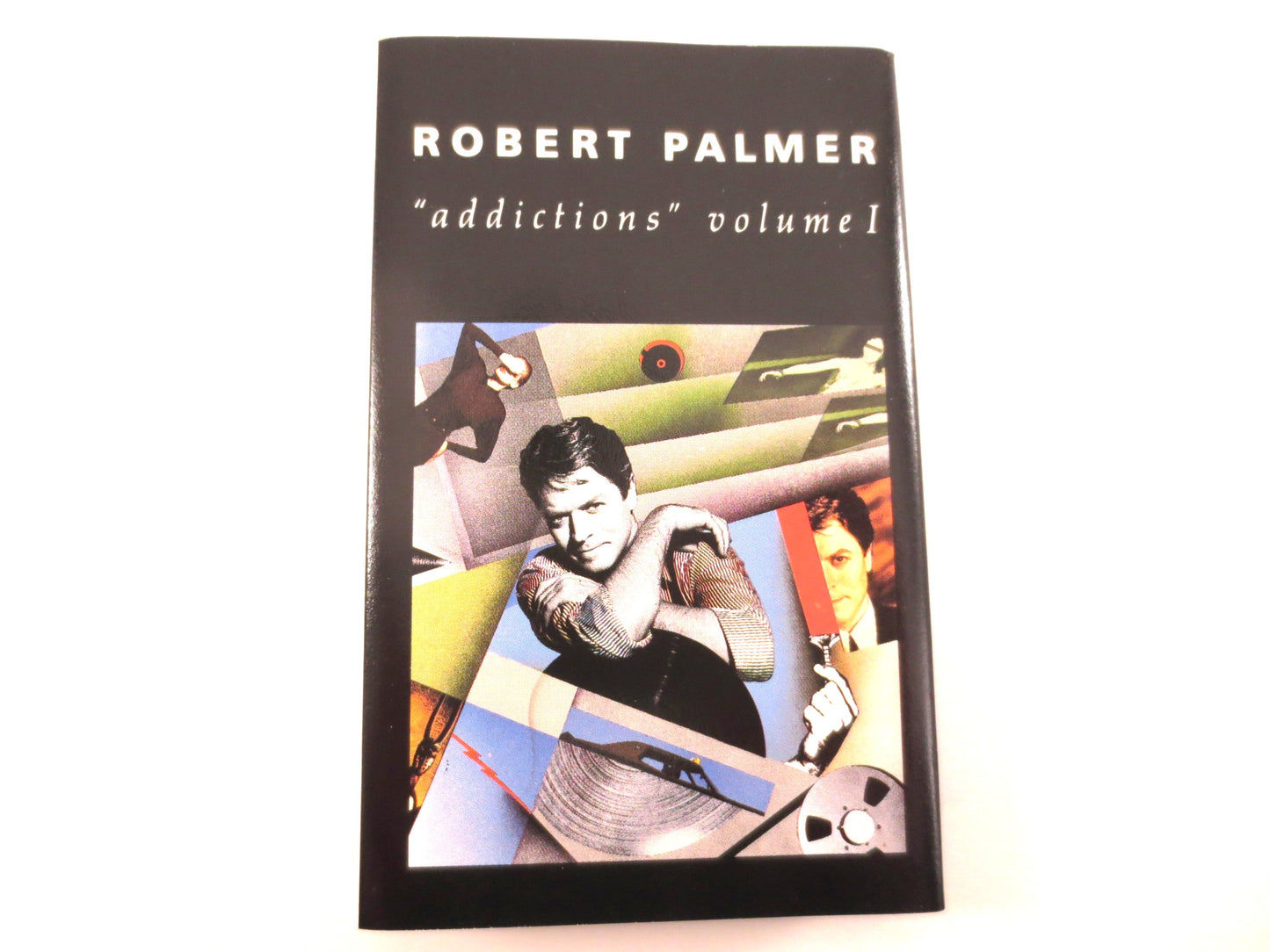 ROBERT PALMER, ADDICTIONS, Robert Palmer Tape, Robert Palmer Music, Robert Palmer Hits, Robert Palmer Songs, Cassette Tape, 1989 Cassette