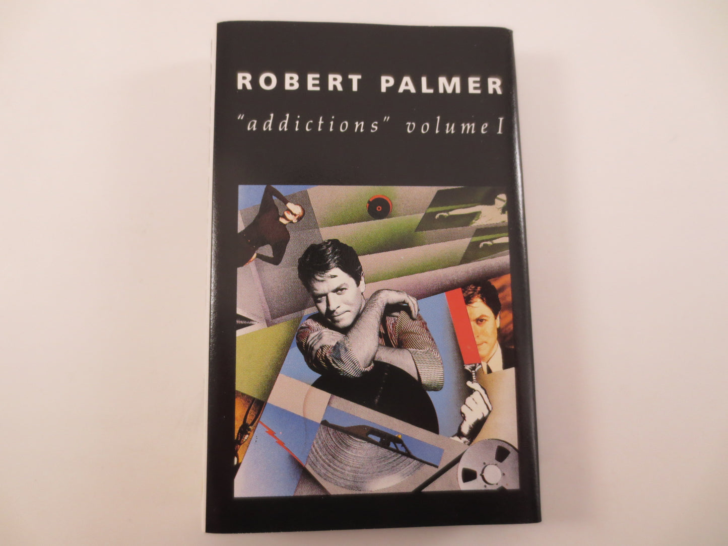 ROBERT PALMER, ADDICTIONS, Robert Palmer Tape, Robert Palmer Music, Robert Palmer Hits, Robert Palmer Songs, Cassette Tape, 1989 Cassette