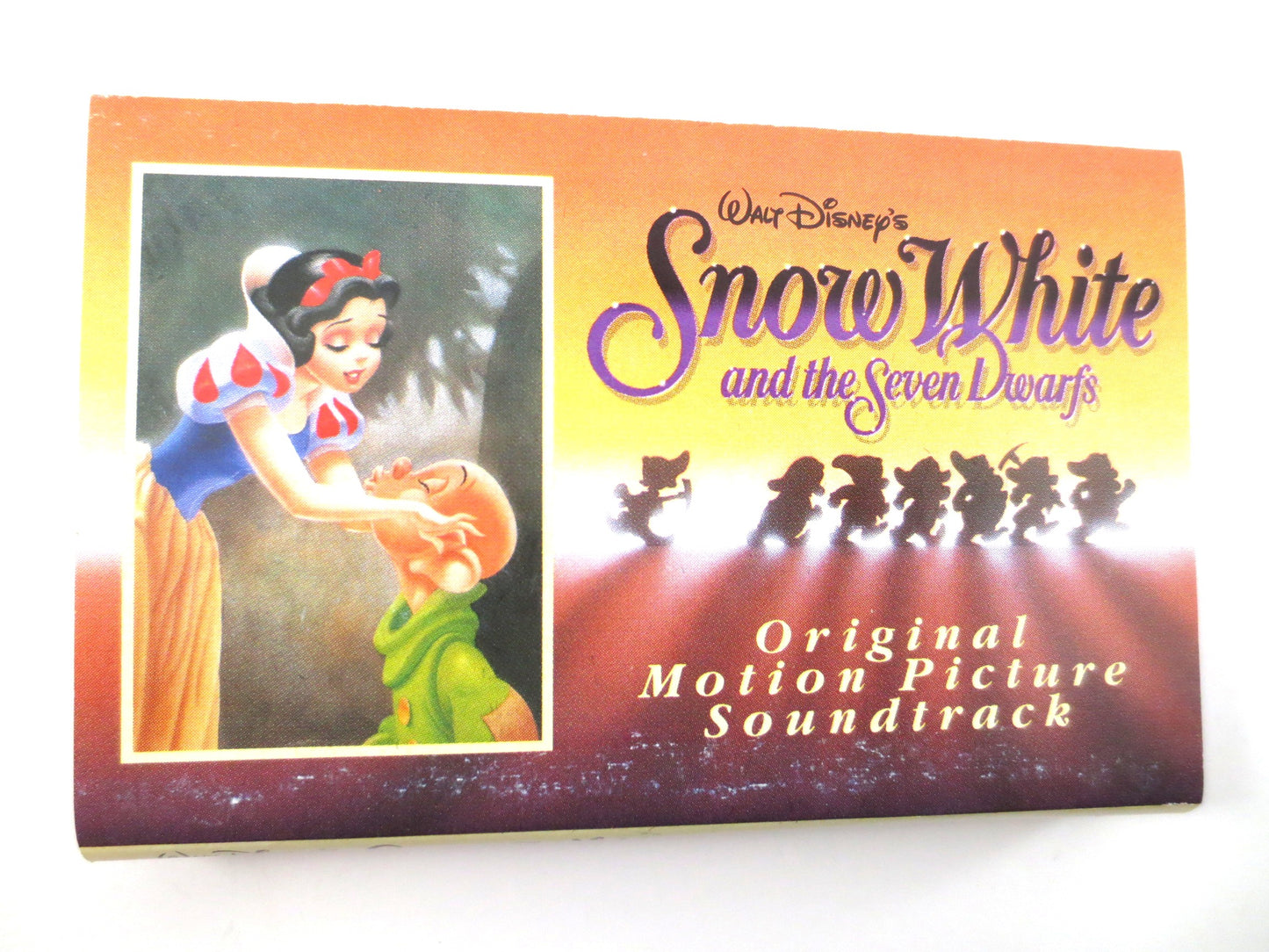 SNOW WHITE, Seven DWARFS, Snow White Tape, Disney Cassette, Disney Tapes, Children's Cassette, Children's Tape, Cassette Tape, 1993 Cassette