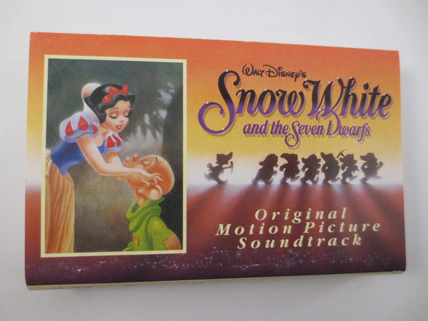 SNOW WHITE, Seven DWARFS, Snow White Tape, Disney Cassette, Disney Tapes, Children's Cassette, Children's Tape, Cassette Tape, 1993 Cassette