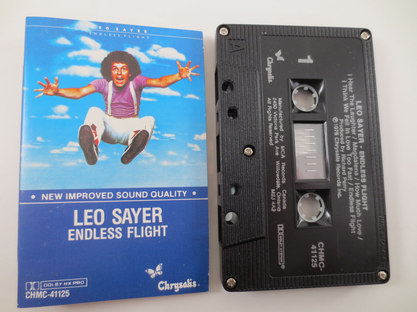 LEO SAYER, ENDLESS Flight, Leo Sayer Tape, Leo Sayer Cassette, Leo Sayer Hits,  Leo Sayer Songs, Disco Tape, Cassette Tape, 1976 Cassette