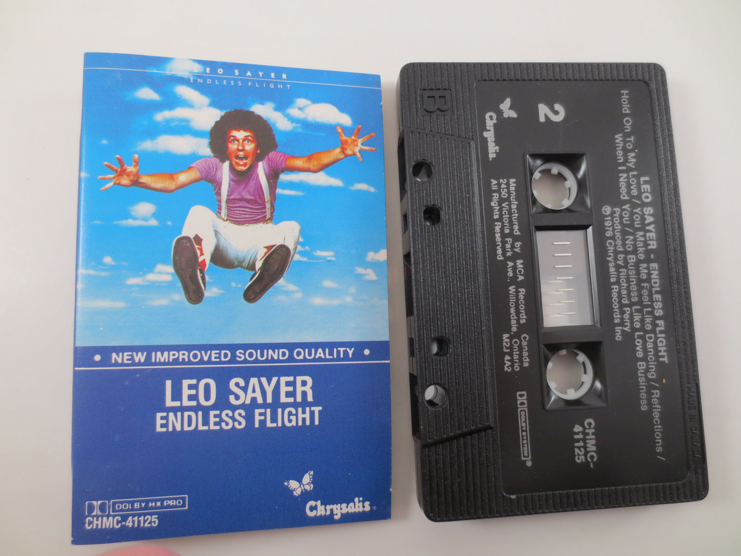 LEO SAYER, ENDLESS Flight, Leo Sayer Tape, Leo Sayer Cassette, Leo Sayer Hits,  Leo Sayer Songs, Disco Tape, Cassette Tape, 1976 Cassette