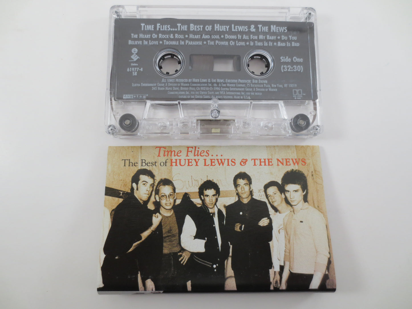 HUEY LEWIS Tape, TIME Flies Tape, Huey Lewis Album, Huey Lewis Music, Tape Cassette, Vintage Cassette, Tapes, Cassette Tapes, 1996 Cassette