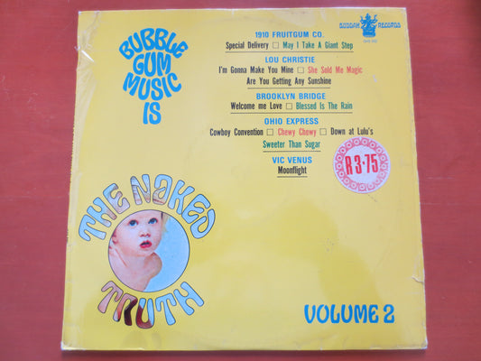 BUBBLE GUM Music, The NAKED Truth, Volume 2, Pop Music Record, Pop Music Album, Pop Music Lp, Rock Lp, Vinyl lp, 1969 Record